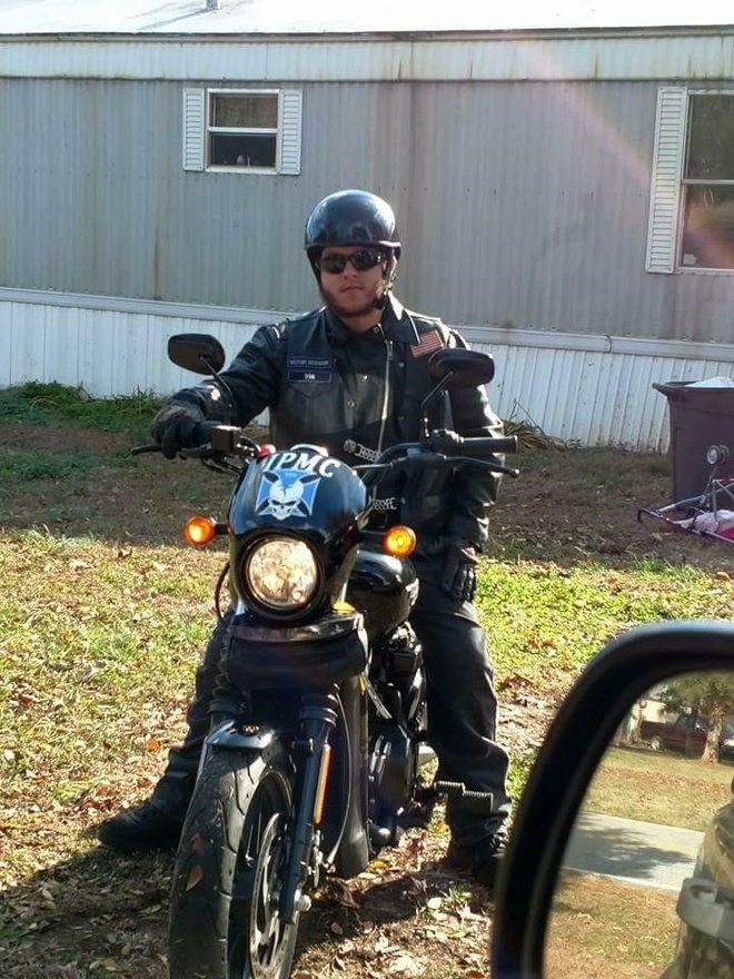 Member of the Iron Patriots Motorcycle Club :Gunned down in front of BBQ establishment by a coward , Father and husband, too young to&nbsp;die