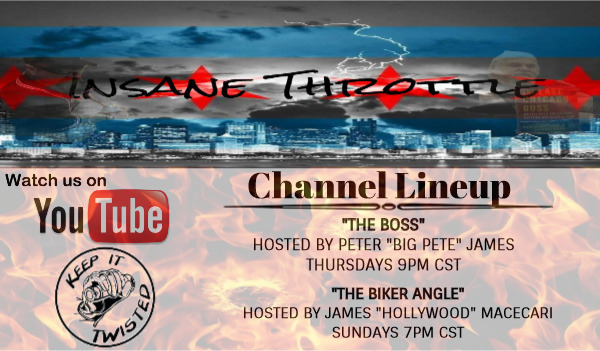 Insane Throttle Youtube Channel Program Lineup