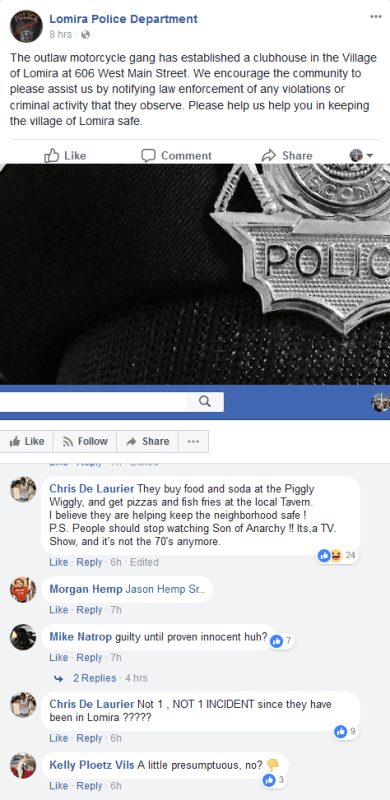 Lomira Police Department Insane Throttle Biker News