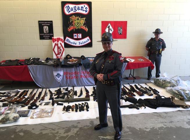 Pagans M/C Taking down in morning raids in Rhode Island- What the hell were you guys thinking? A rocket launcher?Raids, called ‘single largest take-down in Rhode Island State Police history’ seizes guns, drugs and even a rocket launcher