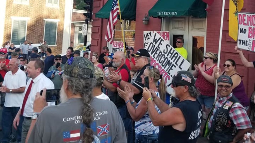The group, “Bikers for Trump” rode through Lexington Saturday to show their support of Press Secretary Sarah Sanders :Harley-Davidson will take a ‘big&nbsp;hit’