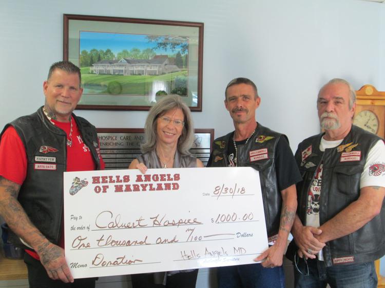 What hurricane? Bikers roar into Ocean City for BikeFest:  Hell’s Angels help out Calvert Hospice . The Cops and media were saying?