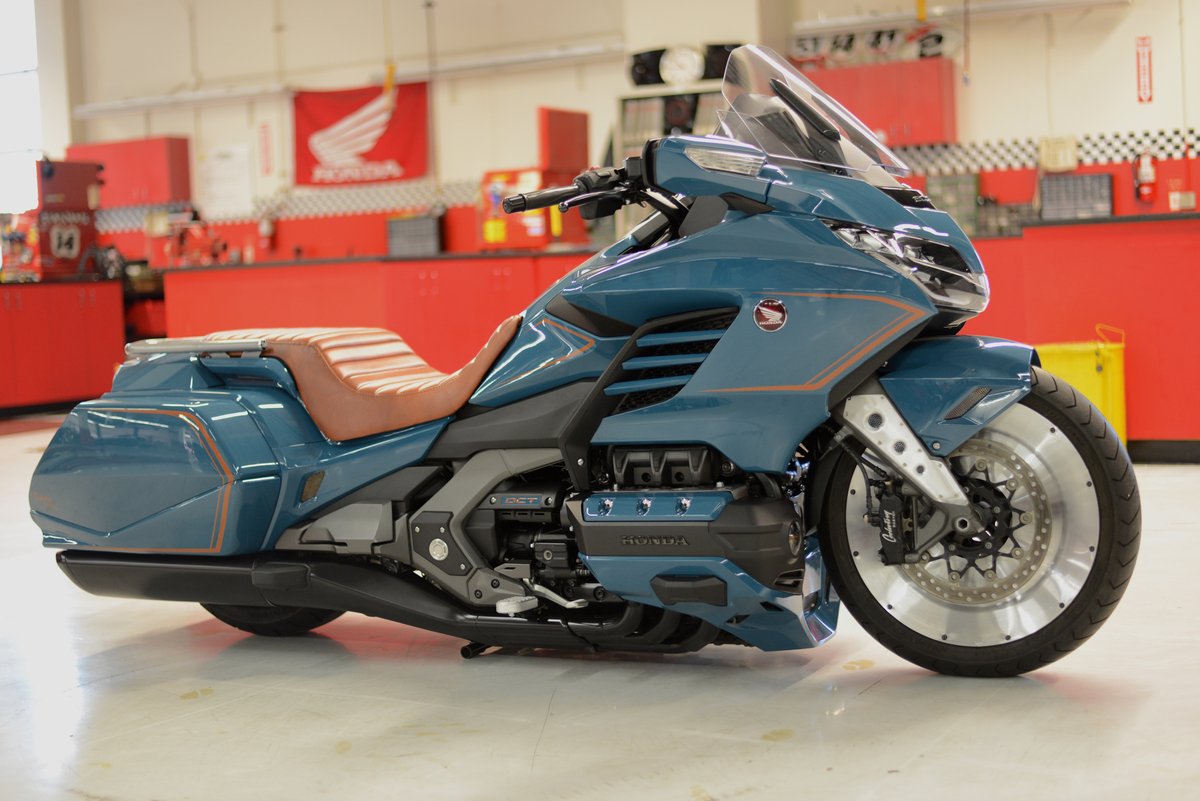 Honda Unveils Custom ‘Cool Wing’ Gold Wing at Daytona Bike Week.The Cool Wing pays homage to the Gold Wing’s past while still looking to the future.