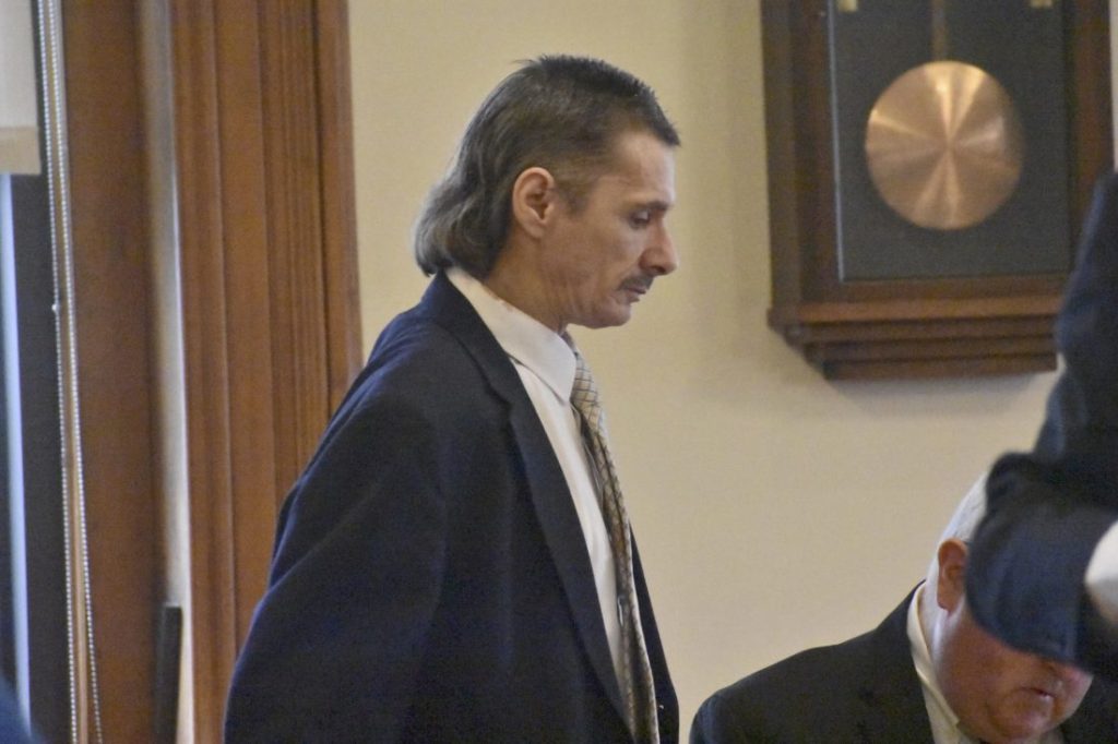 Dennis Harvey, member of the Brothers By Choice motorcycle club testifies against David F. Waggoner in Waggoner&nbsp;Trial.