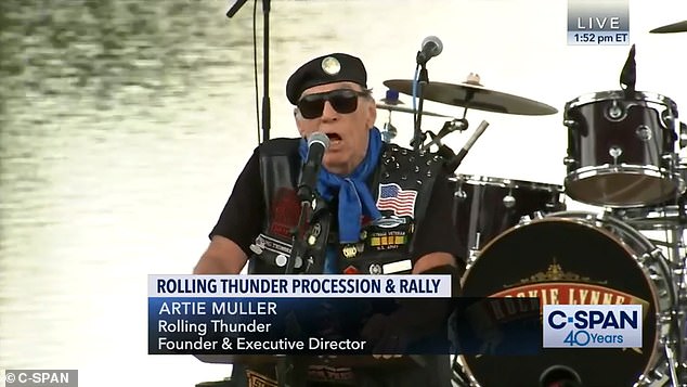 Co-founder of ‘Rolling Thunder’ motorcycle ride says bikers will descend on Washington if ‘arrogant little b***h’ Pelosi impeaches Trump – who’s ‘tired of putting up with her bulls**t’
