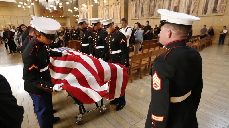Gang members found guilty in fatal shooting of 19-year-old Marine in South L.A. Jury deliberated less than two hours Wednesday before finding Oscar Aguilar, 28, and Esau Rios, 31, guilty