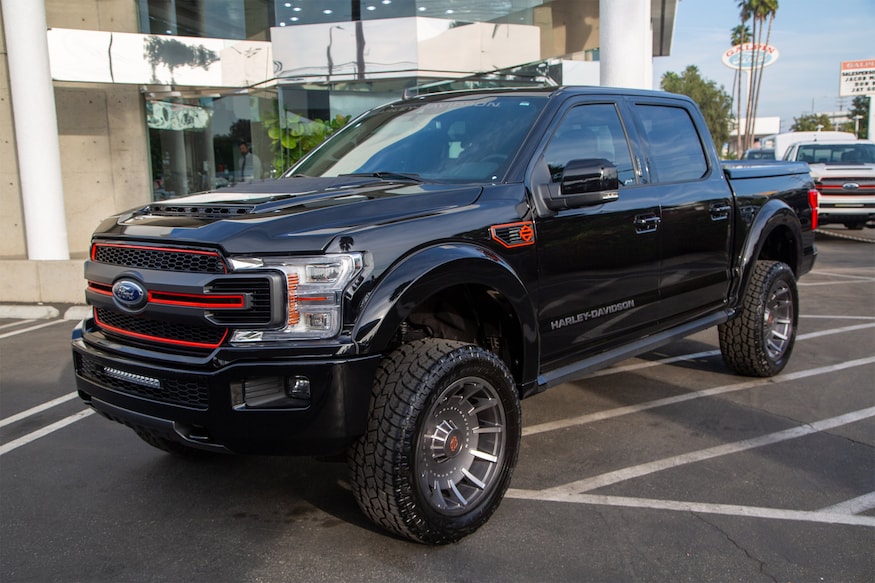 The H-D package was mostly appearance-based After a few years without the Harley F-150s the duo is back with a vengeance for 2019 and later