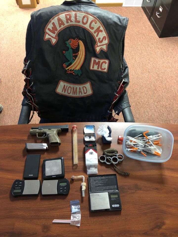 BUTLER COUNTY UNDERCOVER REGIONAL NARCOTICS TASKFORCE (B.U.R.N) MULTIPLE DRUG/WARRANT ARRESTS on Warlocks Motorcycle Club