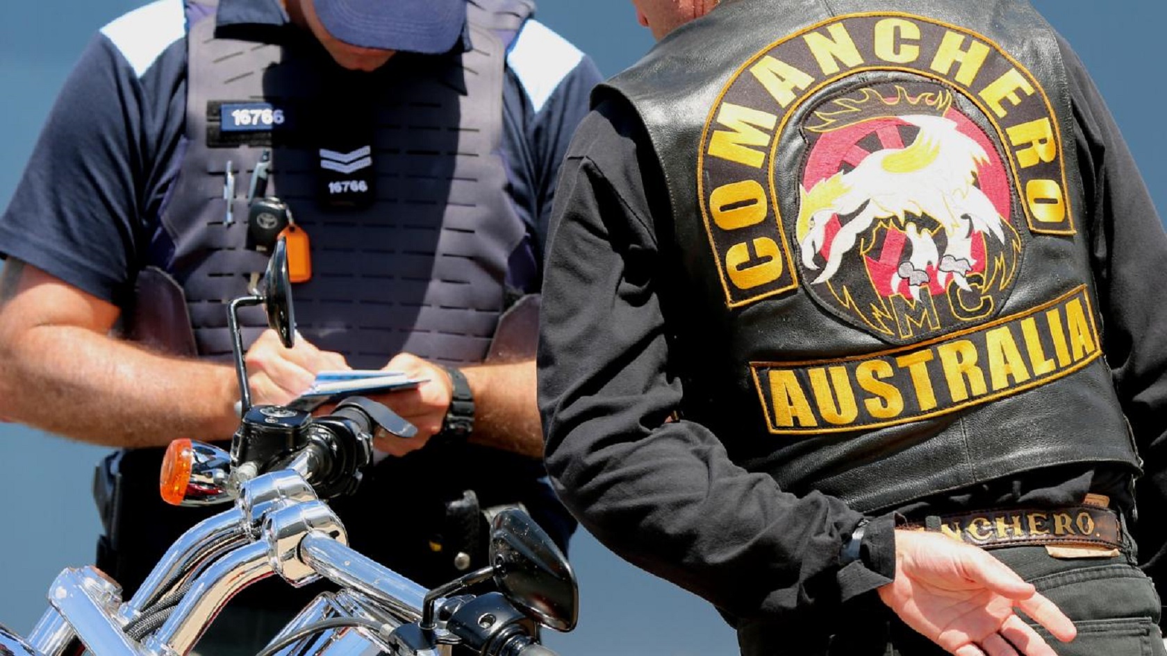 Senior member of the Comanchero biker gang has been fined $1000 over a violent confrontation