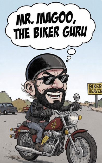 Mr. Magoo, The Biker Guru: “The Enlightenment of the Endless&nbsp;Boner”